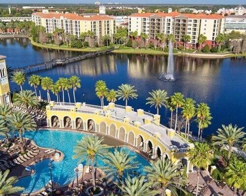 Hilton Grand Vacations Club Tuscany Village Orlando Lake Buena Vista Exterior photo
